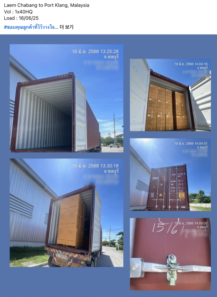 thai logistics4 Thai logistics team handling cargo operations at warehouse and transport hub