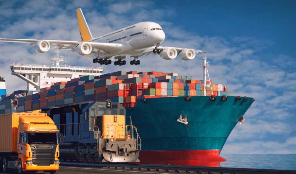 thai transport Multimodal transport service including truck, sea, and air freight